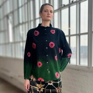 Raag Tie Dye Corduroy Button Up Shirt